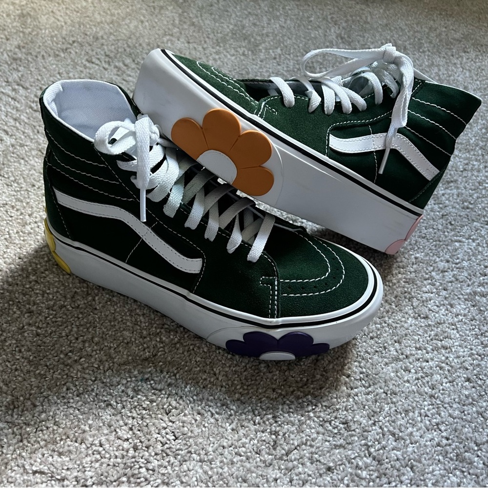 Vans | Sk8-Hi Tapered Stackform Floral Platform Shoes
